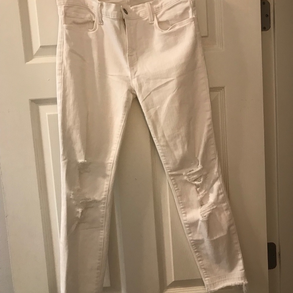 White J Brand skinny jeans